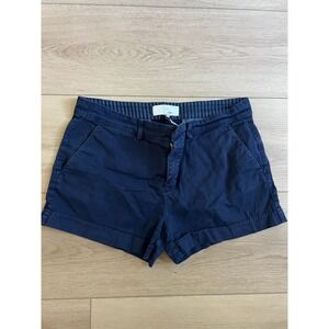 Joie Women's Navy Blue Chino‎ Shorts Size 8 Casual Summer Everyday
